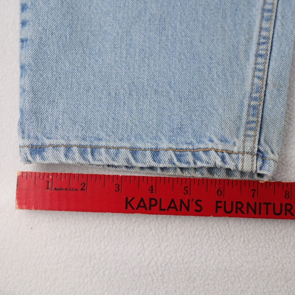 Levis 560 Comfort Fit Tapered Leg Jeans Mens 38x34 Light Wash Blue Vintage USA‎
